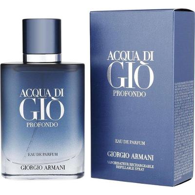 Perfume Masculino Giorgio Armani Acqua Di Gio Profondo Edp Spray Refilável 50 ml
