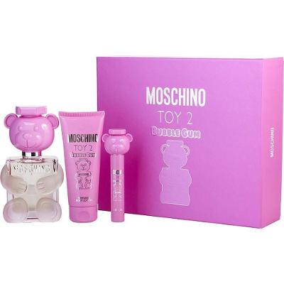 Perfume Unisex Moschino Toy 2 Bubble Gum Edt Spray 100 ml&loção Corporal 10 Mini