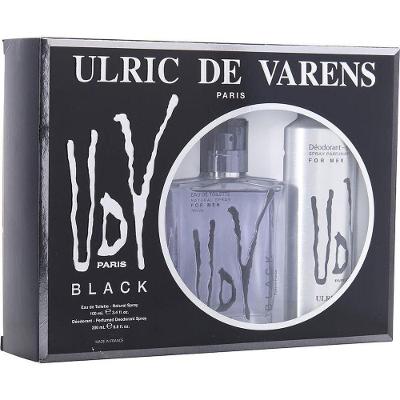 Perfume Masculino Ulric De Varens Udv Black Edt Spray 100 ml & Desodorante 200