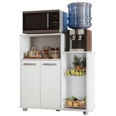 Armário Multiuso Fruteira Sollys 2 Portas Branco Poliman