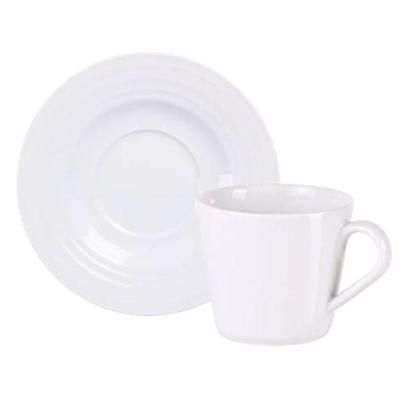 Xicara Cafe Porcelana C/ Pires Tramontina 70ml