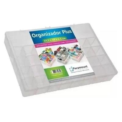 Caixa Organizadora Box Tamanho Plus 34 Divisorias - Ref 346