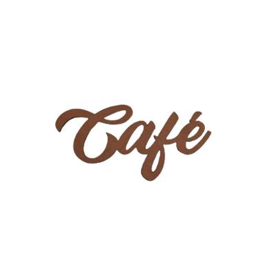 Plaquinha Café Mdf Natural [f031]