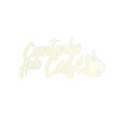 Cantinho Do Café 5 Em Mdf 3mm Branco [f031]