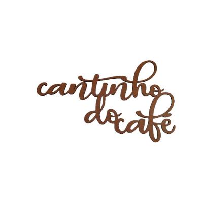 Cantinho Do Café 7 Em Mdf 3mm Natural [f031]