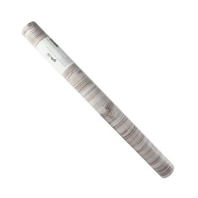 Papel De Parede 5m X 45cm Pvc Madeira Cru