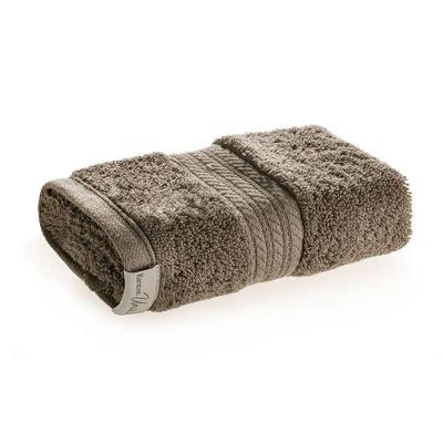 Toalha De Lavabo/visita Fio Penteado 100% Algodão Magna Gris