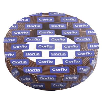 Rolo Com 100m De Cabo De Cobre 750v 6mm² Marrom - Corfio