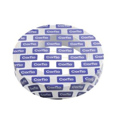 Rolo Com 100m De Cabo De Cobre 750v 4mm² Branco - Corfio