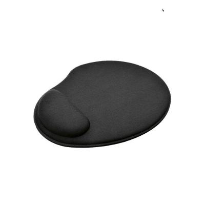 Mouse Pad Gel Letron Home Office Preto Emborrachado 26x22 Cm Ergonomico