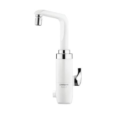 Torneira Elétrica Essence Bancada Branca Com Cromado 5500W Lorenzetti 220V