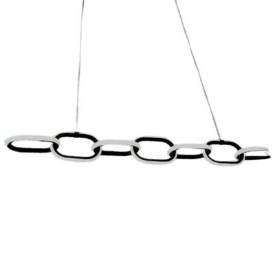 Pendente Chain Geometric Led Dimerizável 862092/1 60w Bivolt Preto