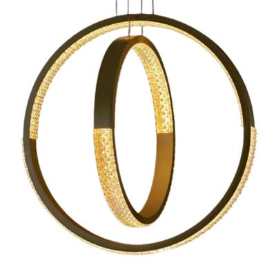 Pendente Mandala Led Dimerizável 862110/2 24w Bivolt Preto