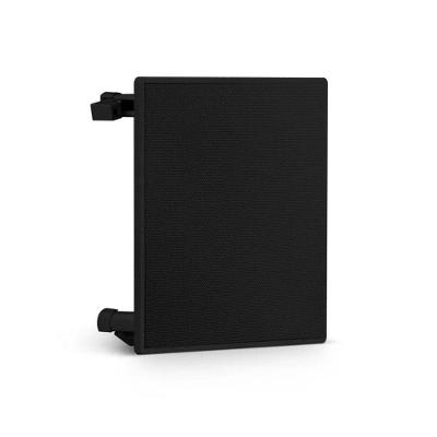 Arandela Frahm 6" 50w Quadrada Sem Borda Preta