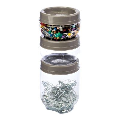 Conjunto 3 Potes Organizadores Gire E Trave - Plasútil