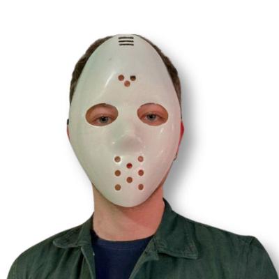 Máscara Jason Branca Para Fantasias