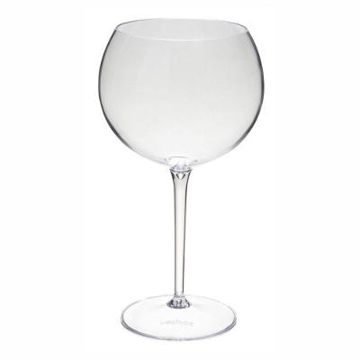 Taça De Gin Acrílico Transparente London Curves 600ml