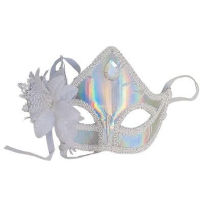 Máscara Carnaval Veneziana Fantasia Festa Baile Luxo Holográfica