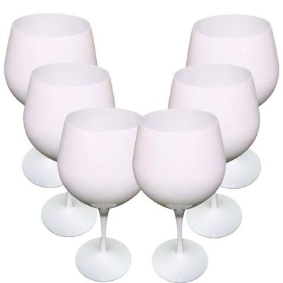 Taça Para Drinks Acrílico Branca Moscow 700ml - 6 Un