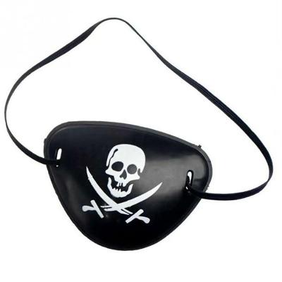 Tapa Olho Pirata Com Caveira Para Fantasias