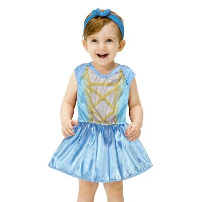 Fantasia Infantil Princesa Sophie Azul Baby Tamanho G