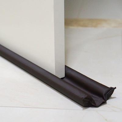Protetor De Porta Duplo 100cm 1 Peça De Vinila Bagun Impermeável 100% Policloreto - Marrom