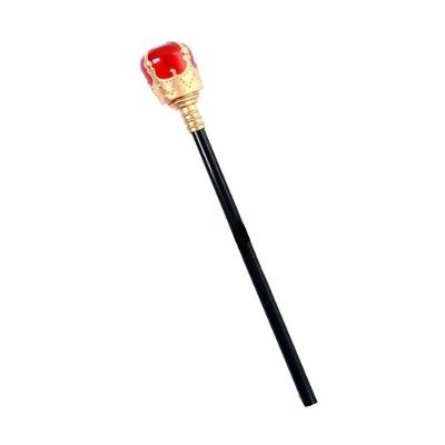 Cetro De Rei Vermelho Para Fantasias - 35cm
