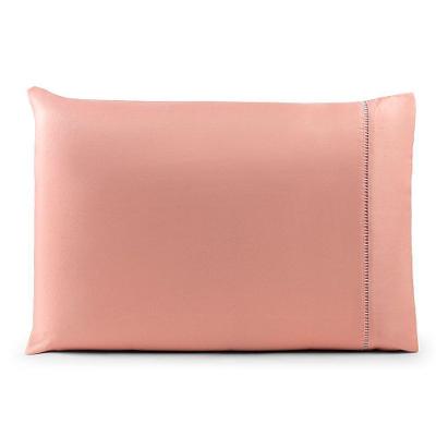 Fronha Avulsa 70cm X 50cm 1 Peça Laura Toque Percal 200 Fios 100% Poliéster - Rosê