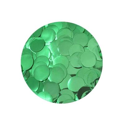 Confete Metalizado Para Balão Redondo Verde - 100g