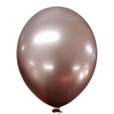 Balão Cromado Alumínio Rose Gold - 9 Polegadas - 25 Unidades
