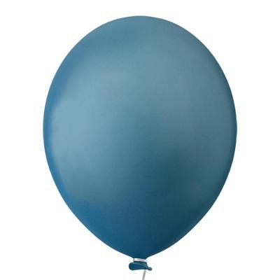Balão Látex Azul ártico - 9 Polegadas - 50 Unidades