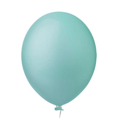Balão Látex Candy Verde água - 8 Polegadas - 50 Unidades