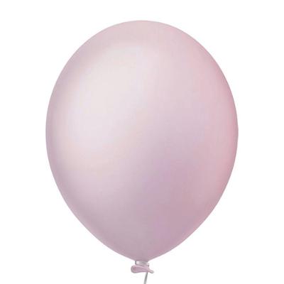Balão Látex Candy Rosa Bebê - 9 Polegadas - 50 Unidades