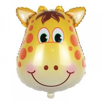 Balão Metalizado Cabeça De Girafa - 24 Polegadas