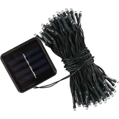 Pisca Cordão Lâmpadas Solar Luzes Leds Amarela De Natal 10m