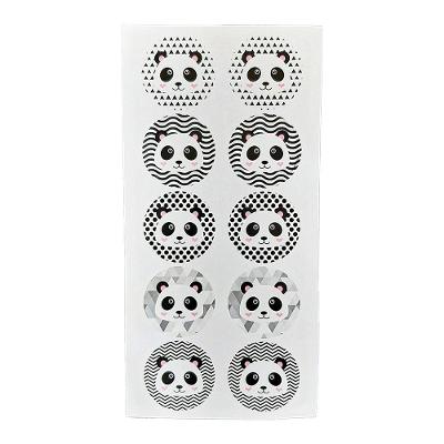 Adesivo Para Lembrancinha Panda - 10 Unidades - Extra Festas