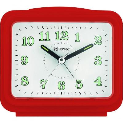 Relógio Despertador Branco Dois Alarme Super Alto Pilha Vermelho - Vermelho