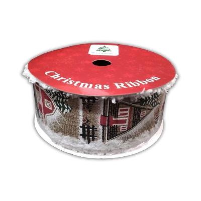 Fita De Natal Decoração Estampada 6,3cm - 9 Metros