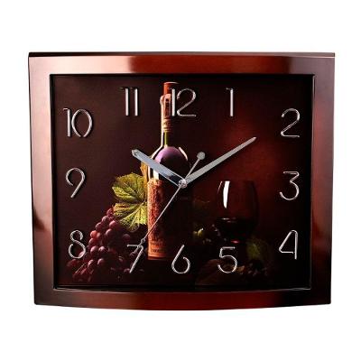 Relógio Parede Herweg Marrom 37 Cm Silencioso 6913 Marrom - Marrom