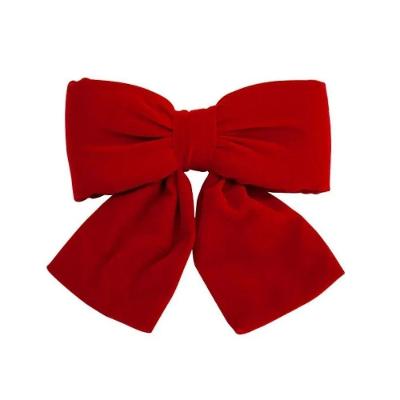 Laço Veludo Vermelho 15 Cm Decoração Natalina