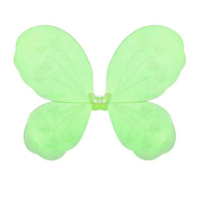 Asa De Borboleta Verde Lagarta Com Glitter