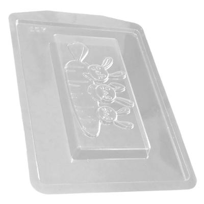 Forma De Silicone Família Coelho - 7,8cm X 15,7cm