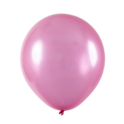 Balão De Látex Metalizado Rosa - 7 Polegadas - 50 Unidades