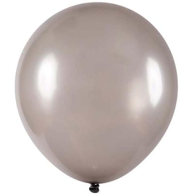 Balão De Látex Metalizado Prata - 12 Polegadas - 24 Unidades