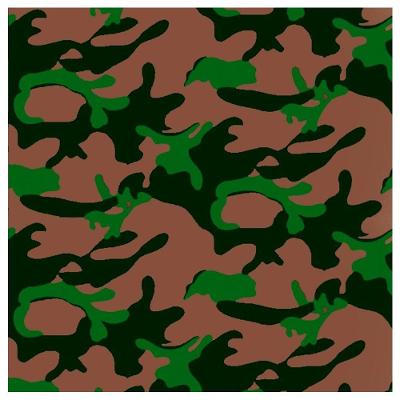 Tnt Estampado Camuflado Marrom - 5 Metros
