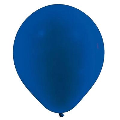 Balão De Látex Neon Azul - 9 Polegadas - 25 Unidades