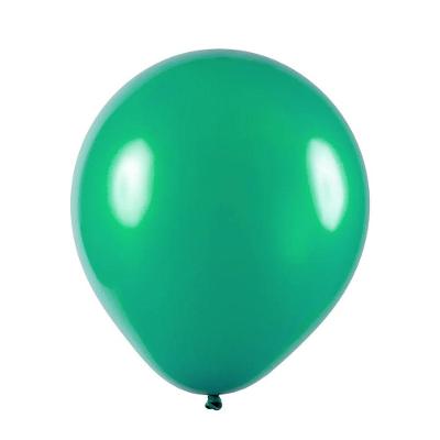 Balão De Látex Metalizado Verde - 7 Polegadas - 50 Unidades