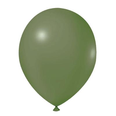Balão Verde Militar De Látex - 9 Polegadas - 50 Unidades