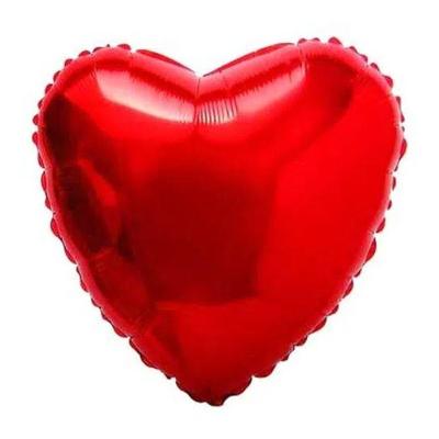 Balão Metalizado Coração Vermelho - 23 Polegadas