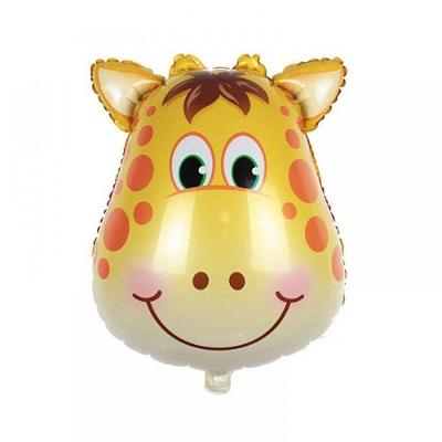 Balão Metalizado Cabeça De Girafa - 18 Polegadas